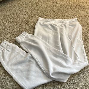 ASOS white tall sweatpant